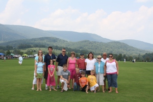 Roseland Polo is a favorite activity of the Good Time Wine Club!
