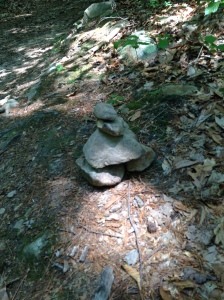 ...and you might want to mark the trail with a few cairns as Billy did for us.