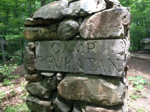 The remains of camp Powathan