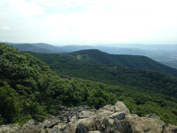 You can make out Skyland Resort in the distance in this photo from Stony Man peak.