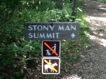 Because of its popularity, there are no dogs or horses allow on Stony Man Hike