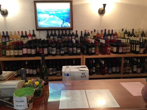 All the wine options to taste at Horton!