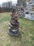 A neat carin at the base of the fire tower.